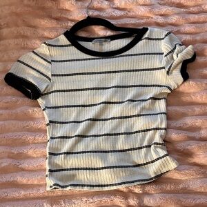 Striped Black and White womens Shirt